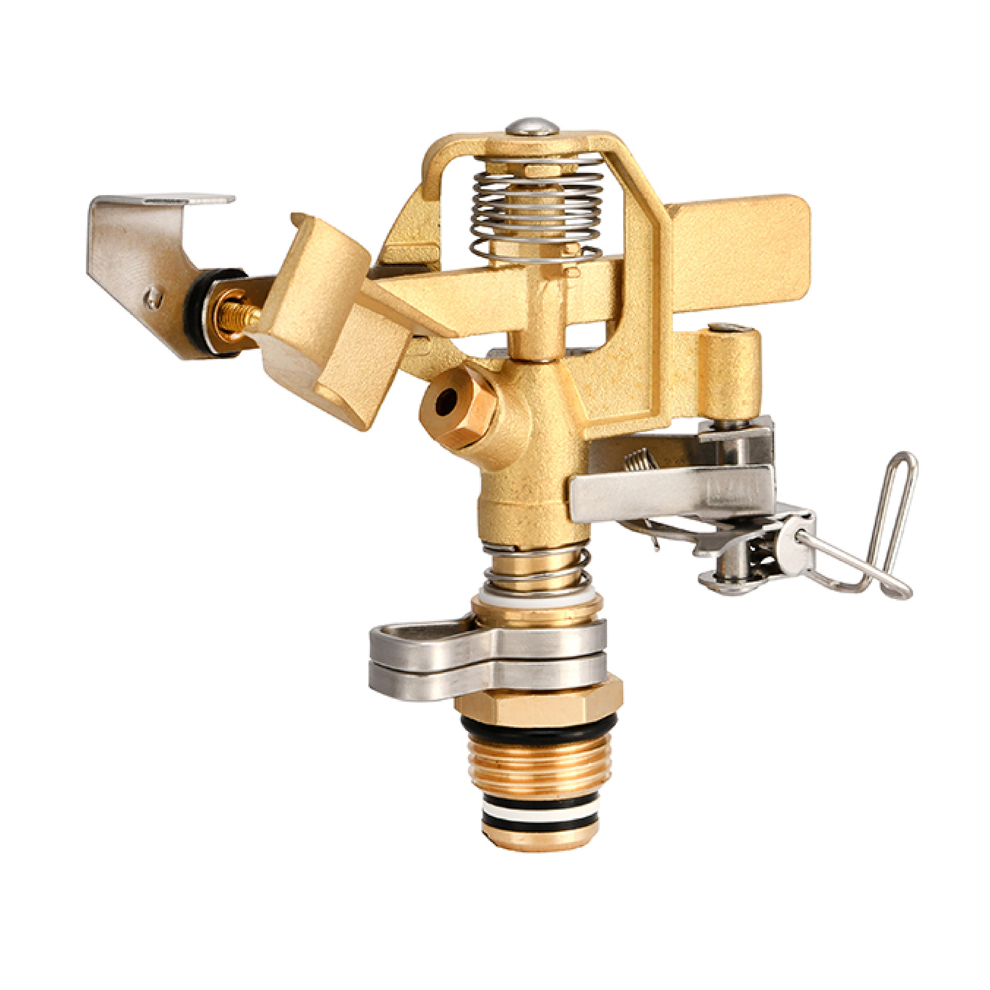 Eden Brass Impulse Sprinkler Head shown on a white background