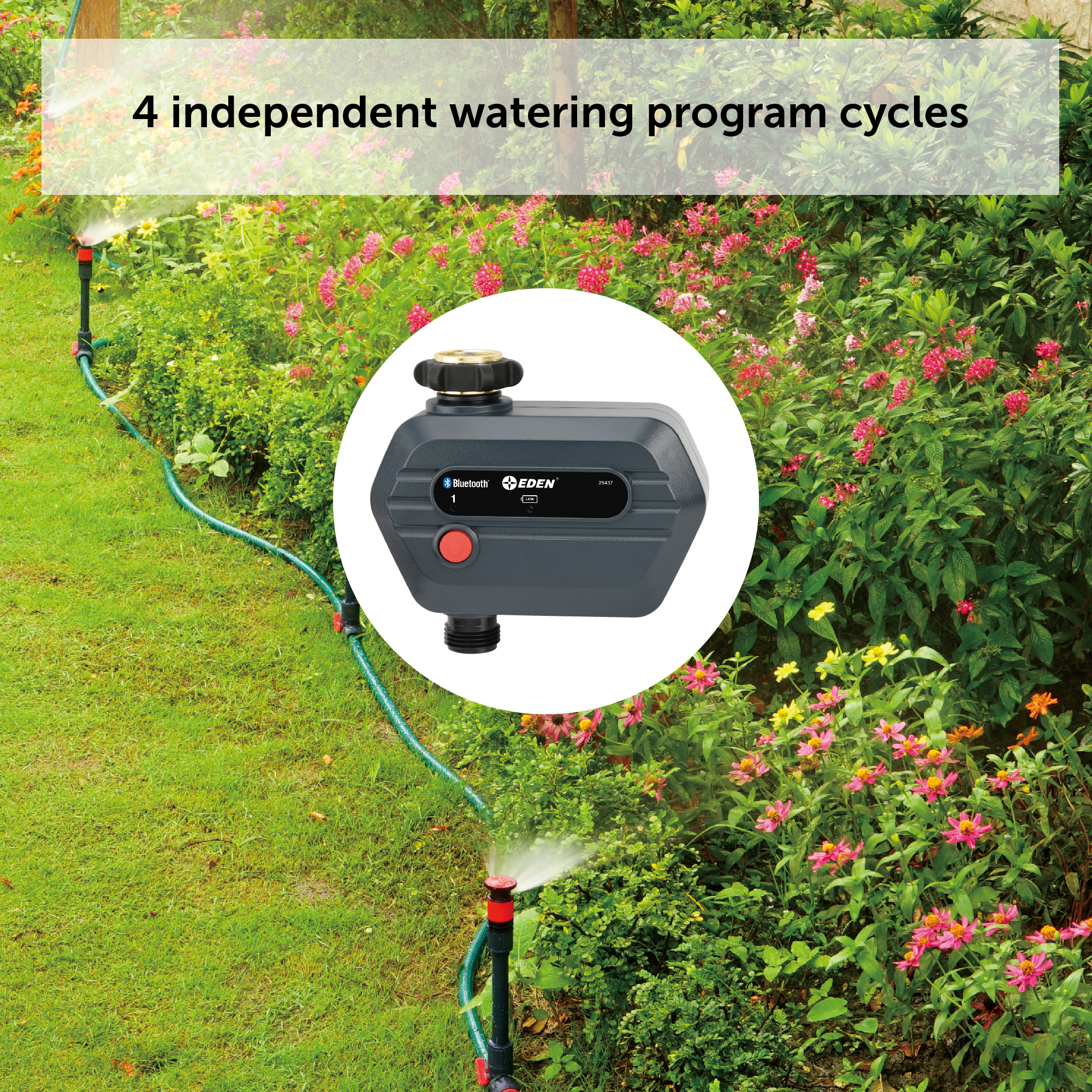 1-Zone Bluetooth® Water Timer - Eden Garden