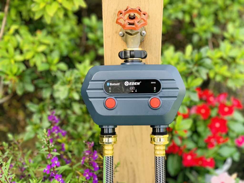 2Zone Bluetooth Smart Water Hose Timer Eden Garden