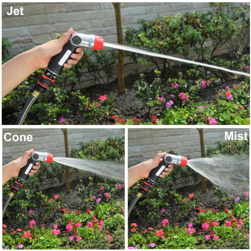 Pro Metal Thumb-Control 6-Pattern Turbo Nozzle - Eden Garden