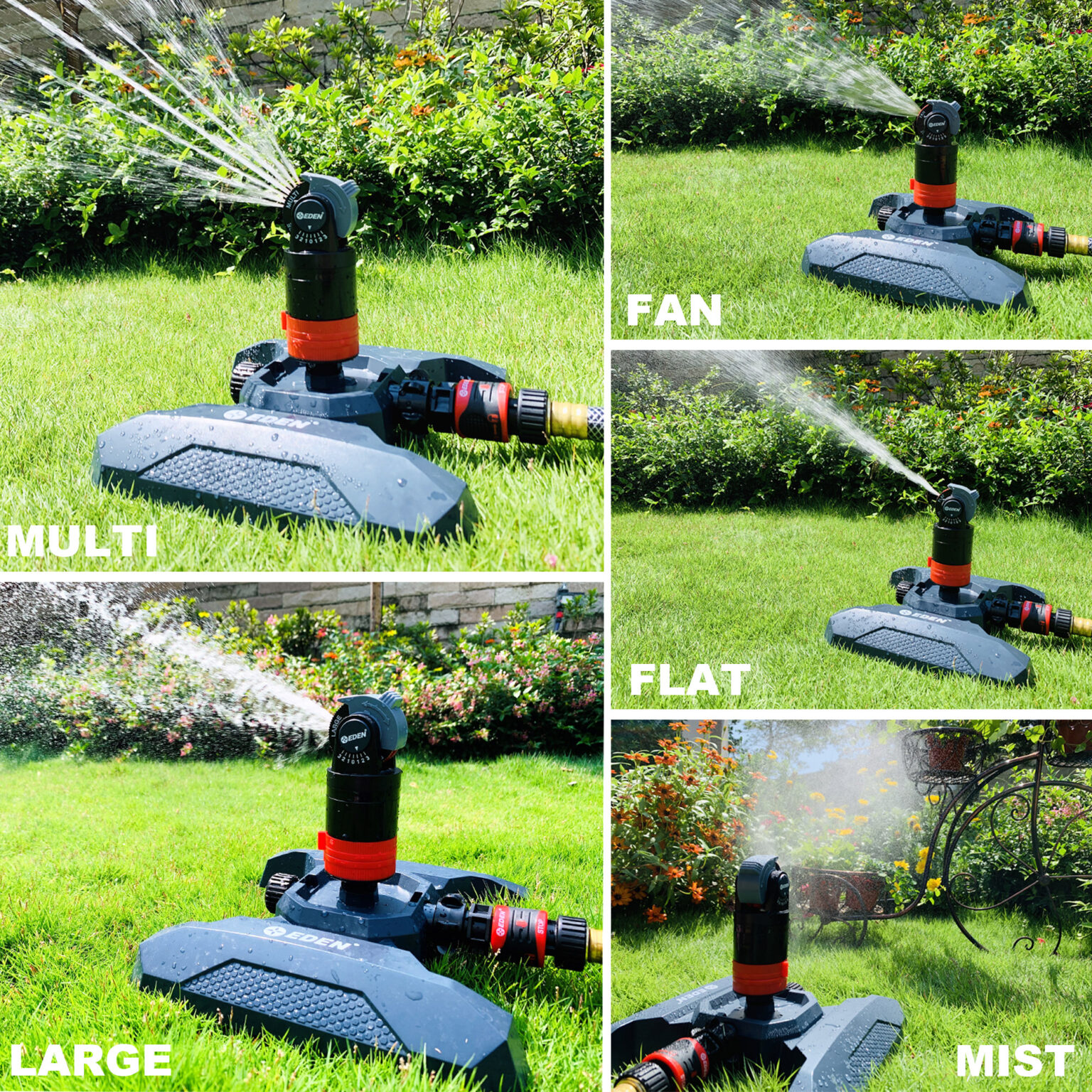 MultiPattern Sprinkler Plus Misting System Eden Garden
