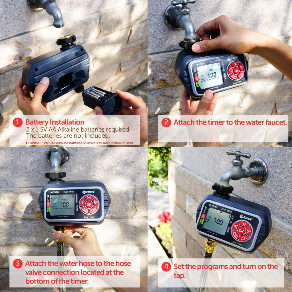 1Zone Digital Programmable Water Timer Eden Garden