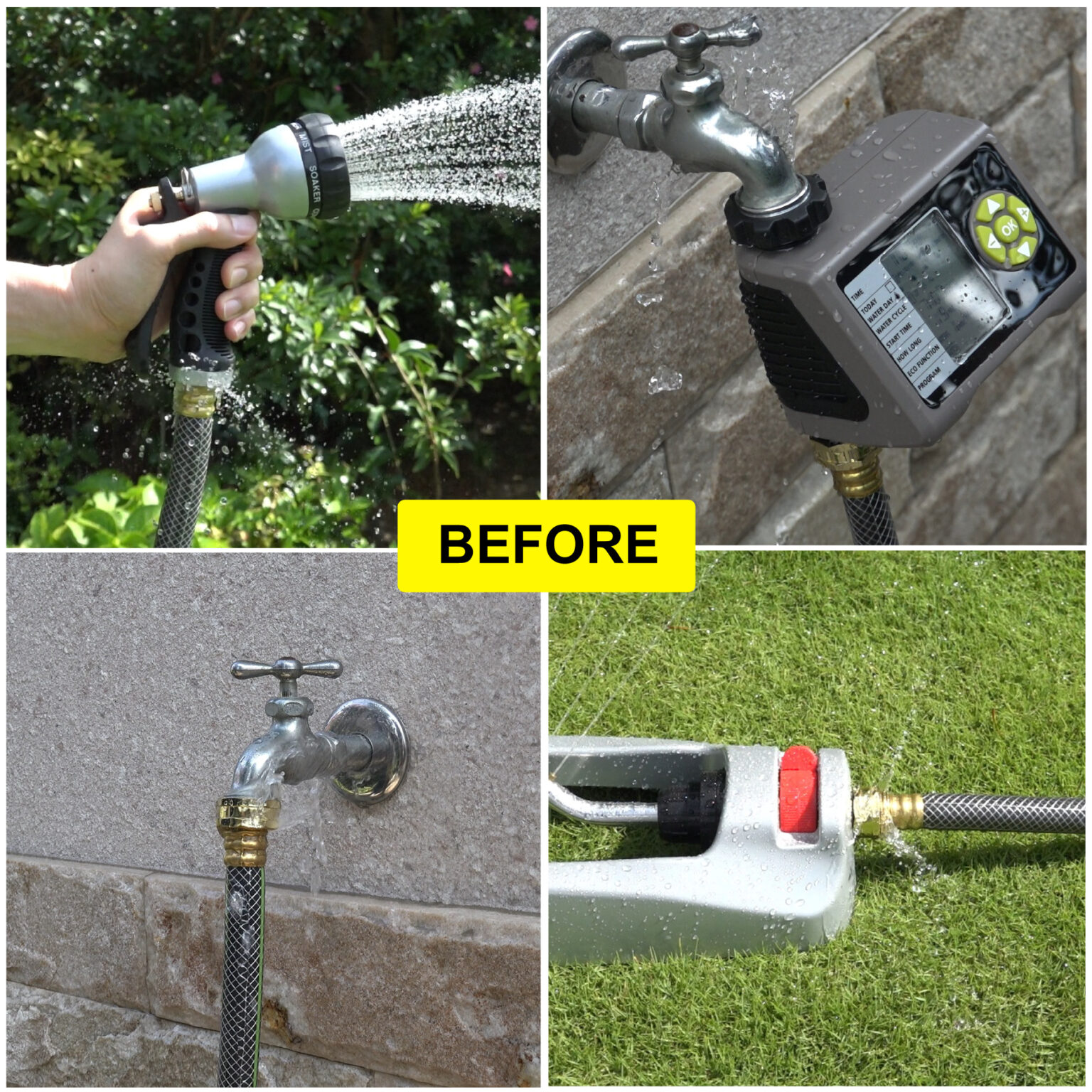 36 Piece Garden Hose Washer Repair Kit Eden Garden