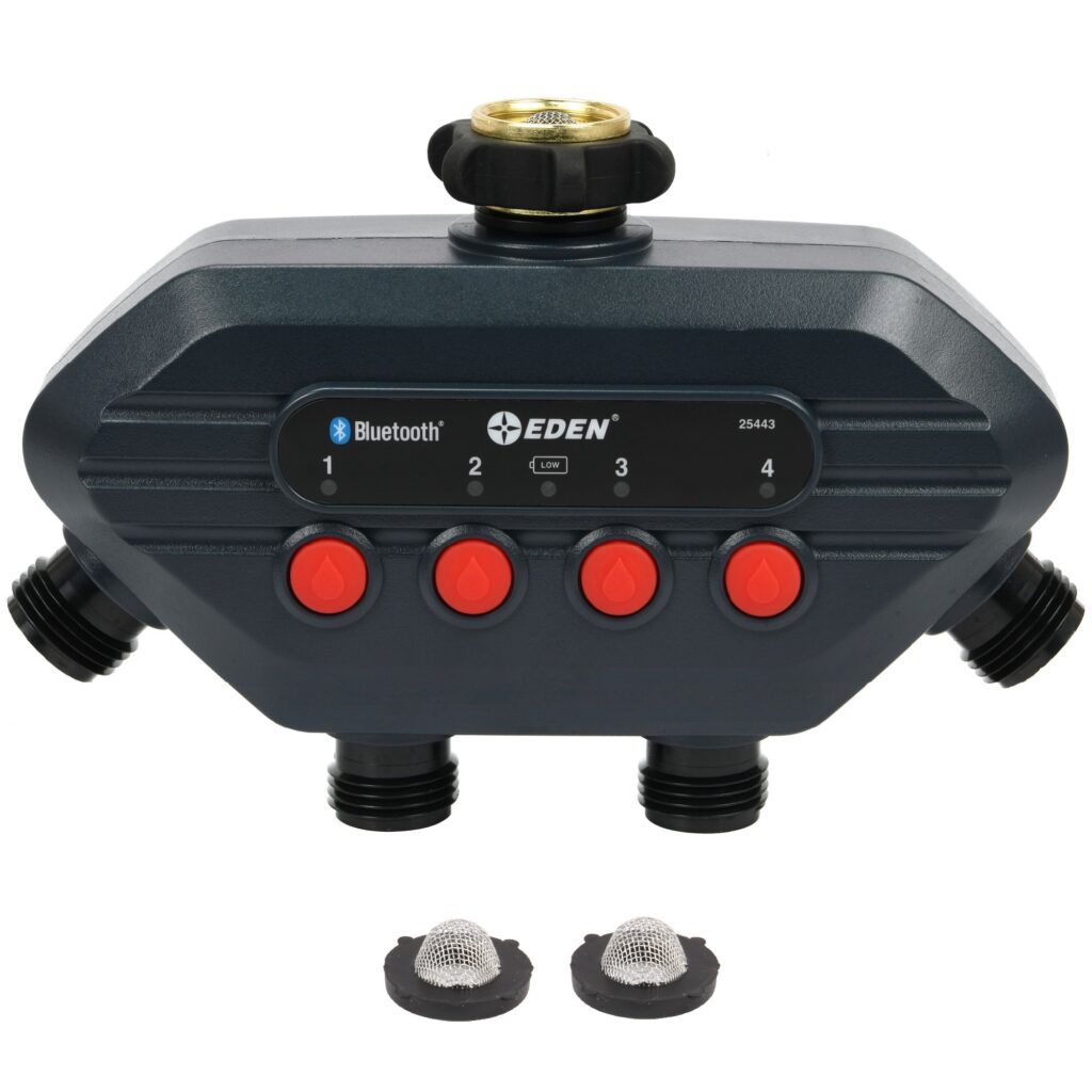 4Zone Bluetooth Smart Water Hose Timer Eden Garden