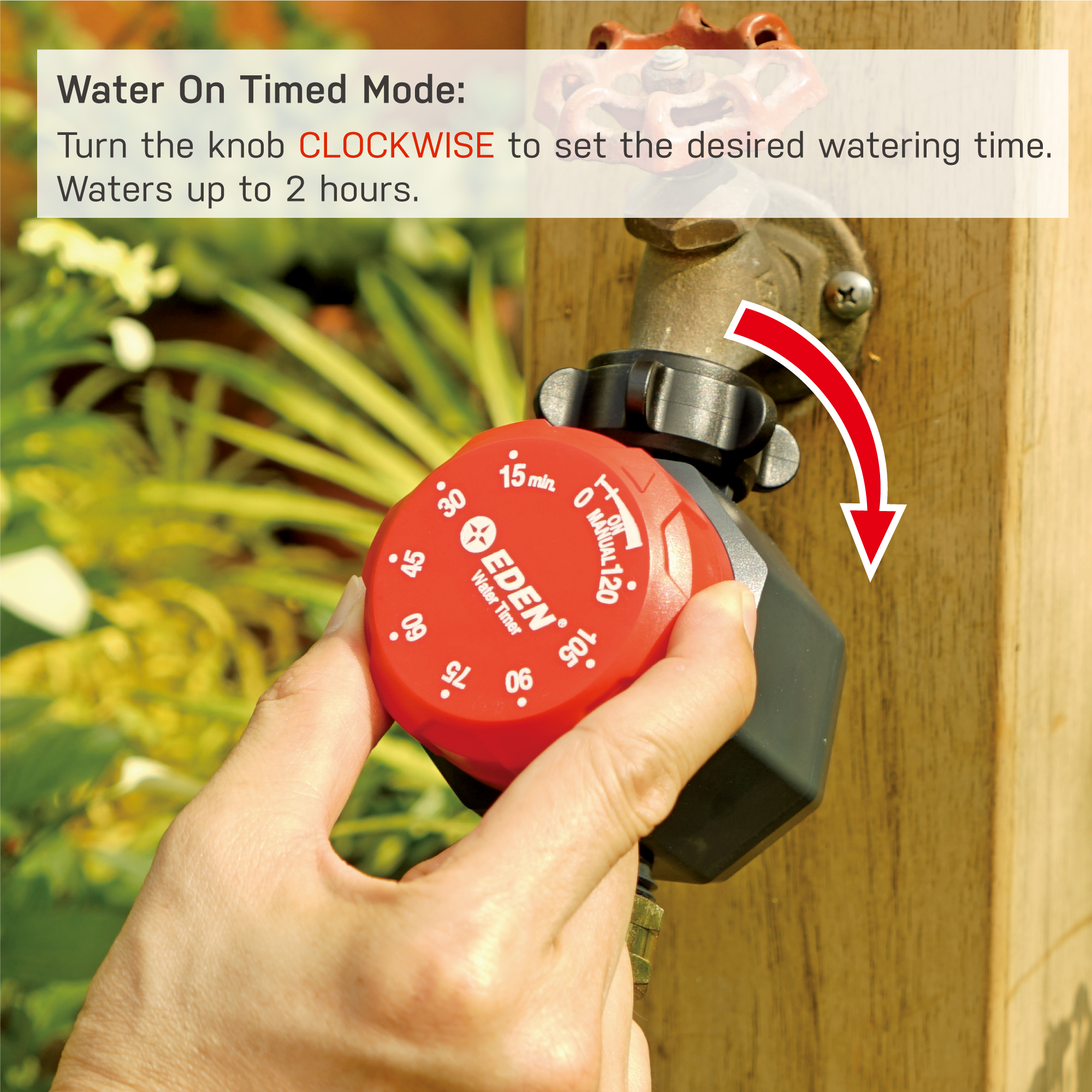 1-Zone Bluetooth® Water Timer - Eden Garden