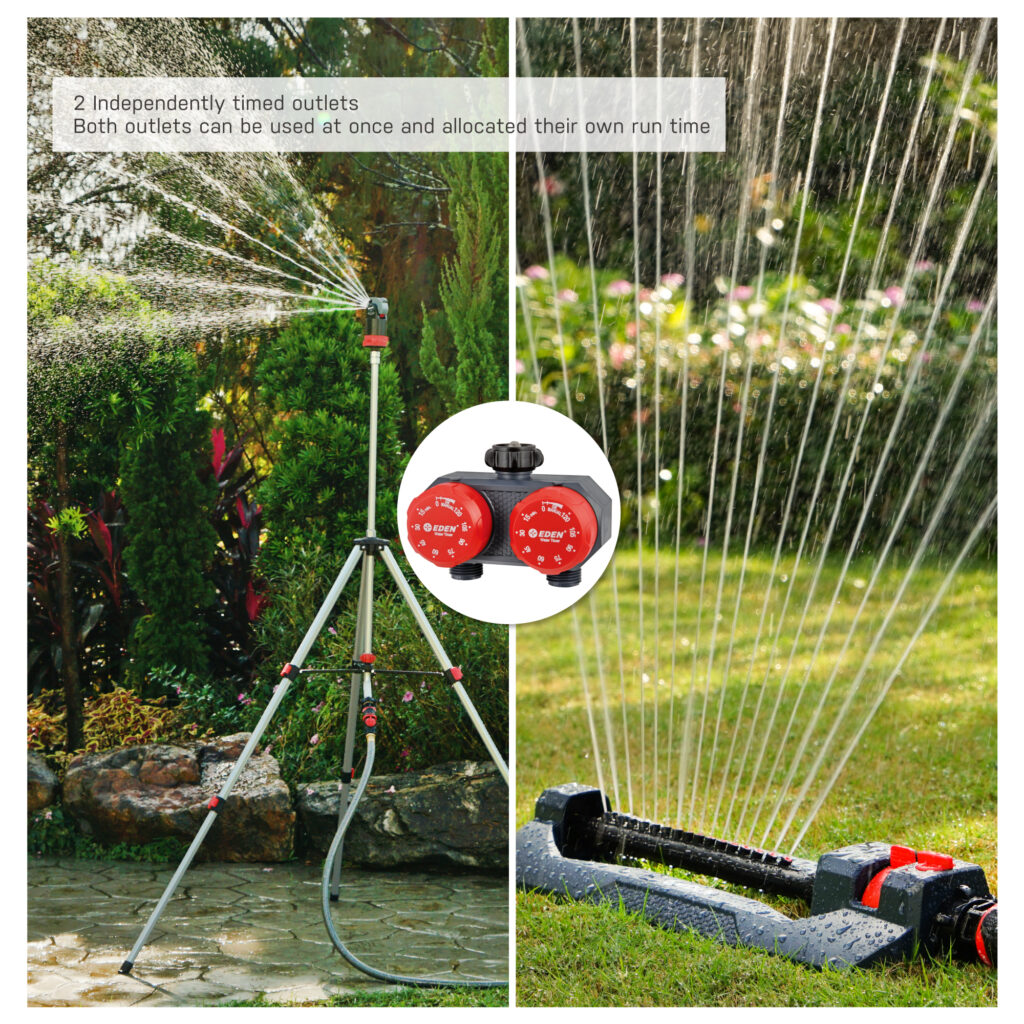 2Zone Mechanical Water Timer Eden Garden