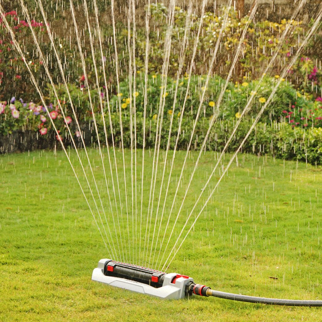 Metal 4000 Sq. Ft. Turbo Oscillating Sprinkler Set - Eden Garden